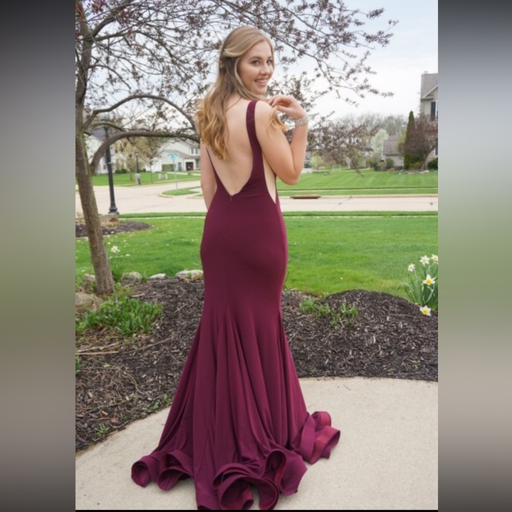 Jovani Plum Prom Dress